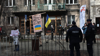 Skwer przed rosyjskim konsulatem w Krakowie zmienia nazwę. Mer Lwowa w poruszających słowach dziękuje Polakom
