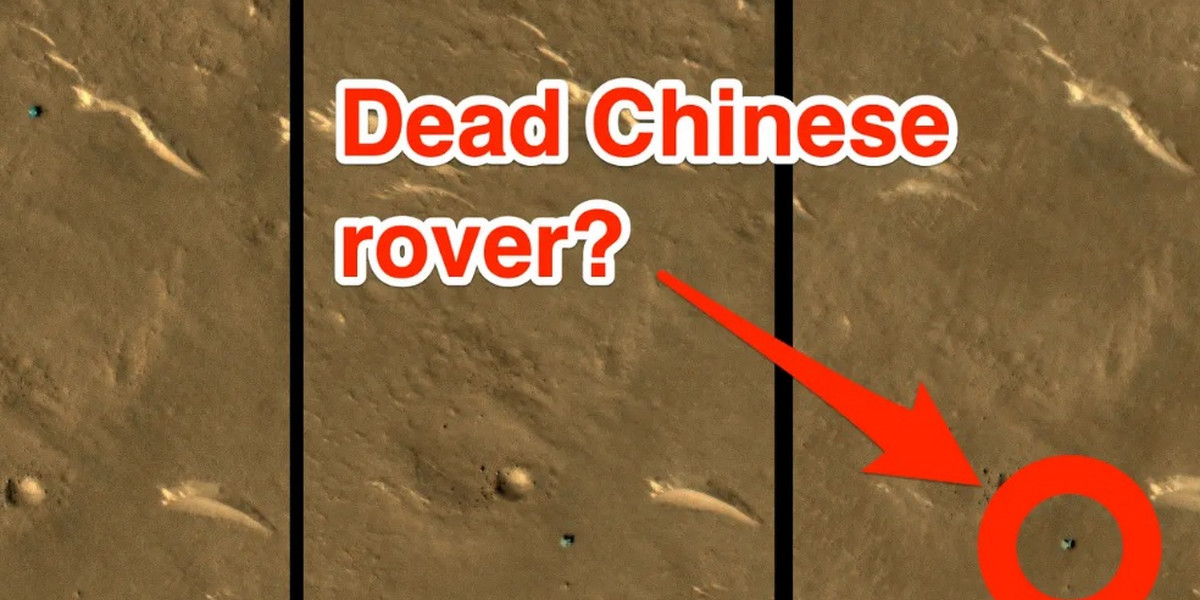 Zdjęcia wykonane przez NASA nie dostrzegły oznak życia chińskiego łazika, odkąd przeszedł w stan hibernacji.