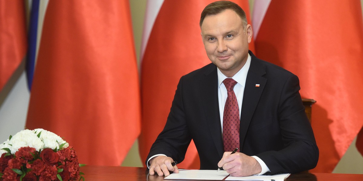 Prezydent Polski Andrzej Duda