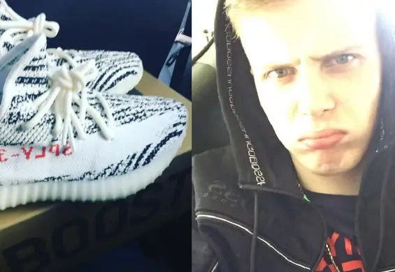 "A wy nadal w New Balance'ach?" Polski youtuber kupił Yeezy i wtedy się zaczęło