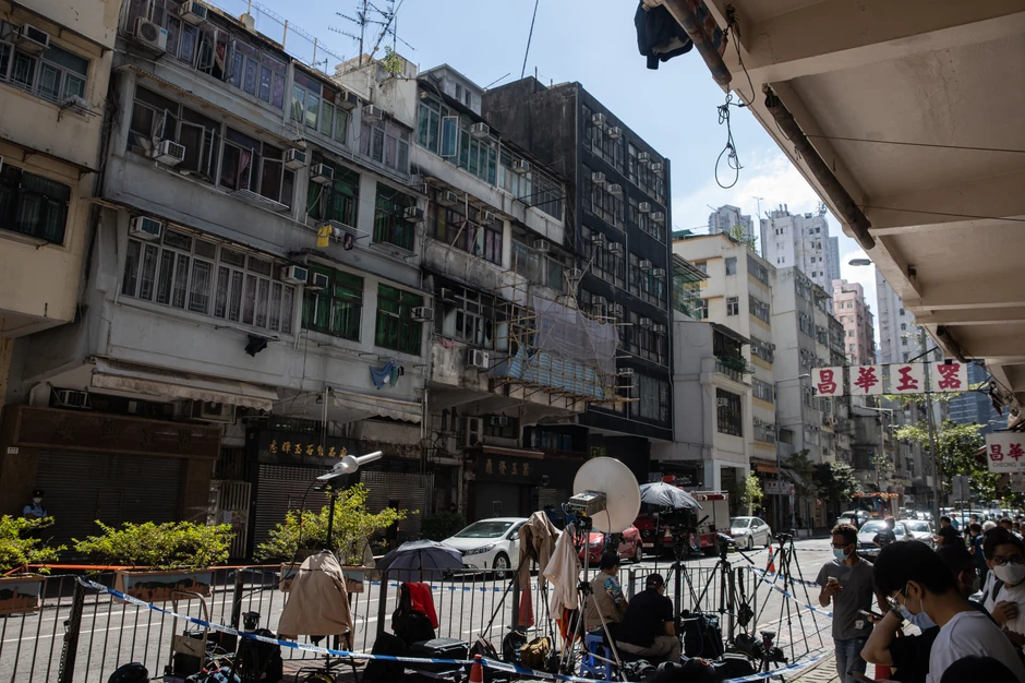 Požar u zgradi u Hong Kongu