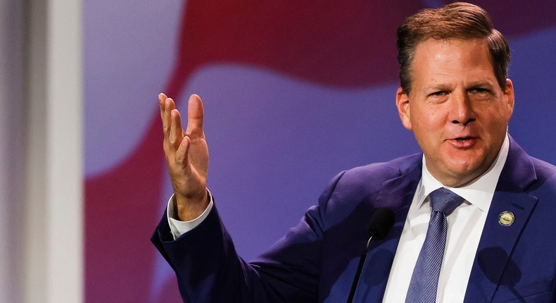 New Hampshire Gov. Chris Sununu.WADE VANDERVORT/AFP via Getty Images