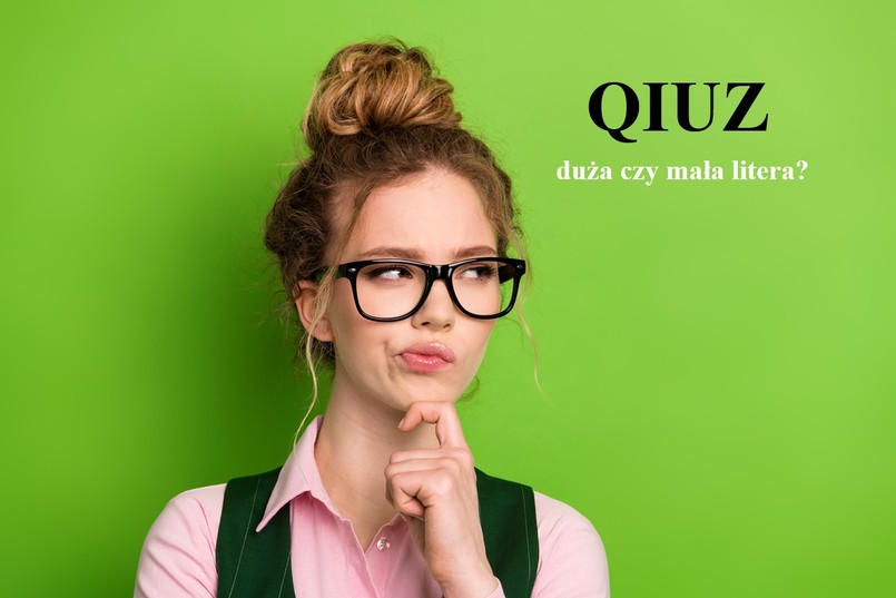 quiz pisownia dużą i małą literą katolik