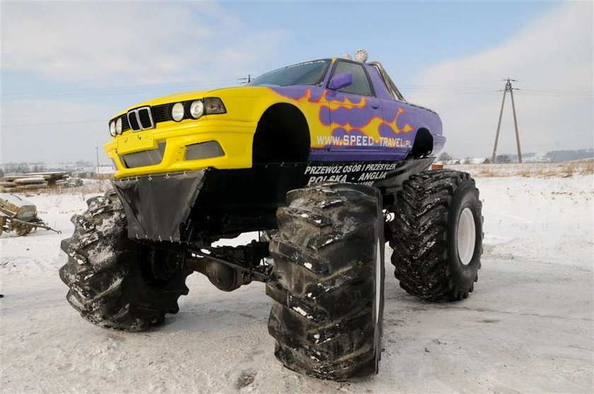 Zbudował sobie auto na mrozy