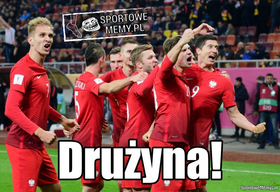 "Lewy" i "Grosik" bohaterami memów po meczu Rumunia - Polska