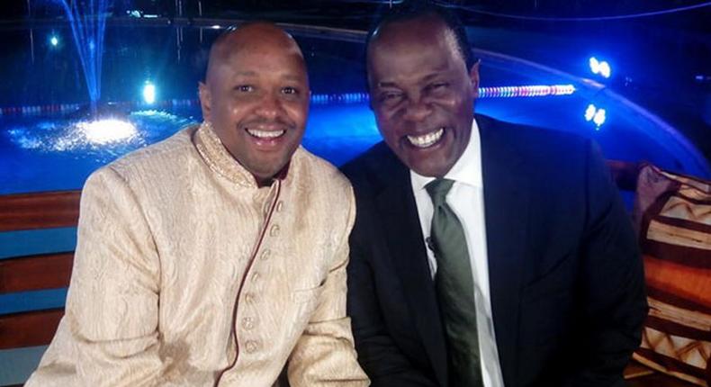 Tony Gachoka ad Jeff Koinange (Courtesy)