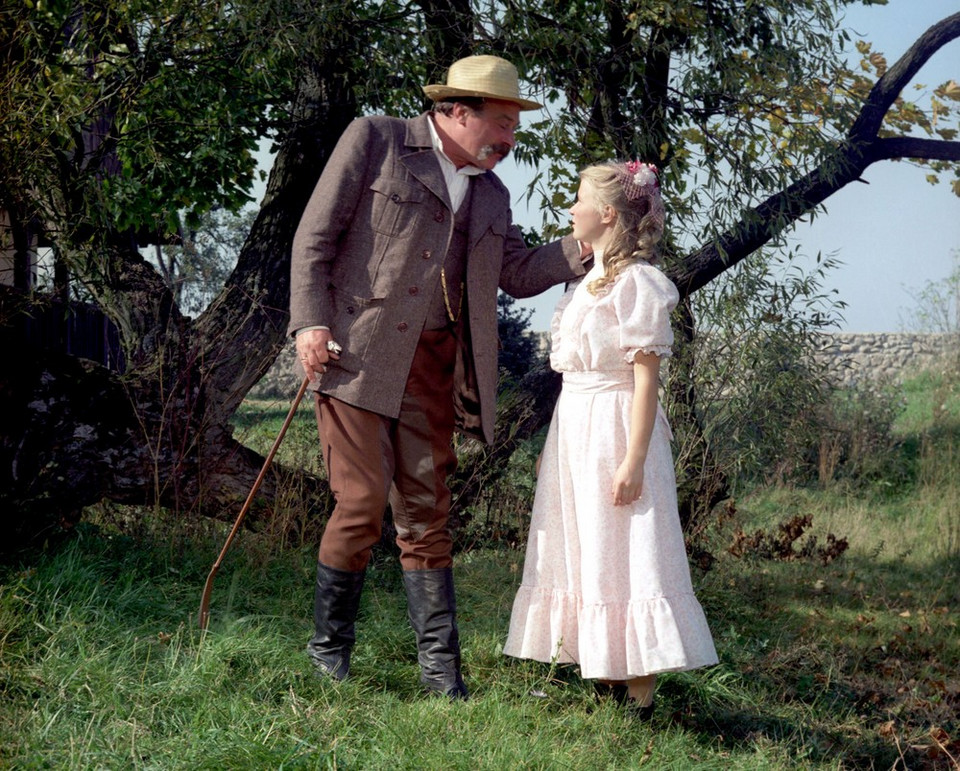 Janusz Zakrzeński w filmie "Nad Niemnem", 1986