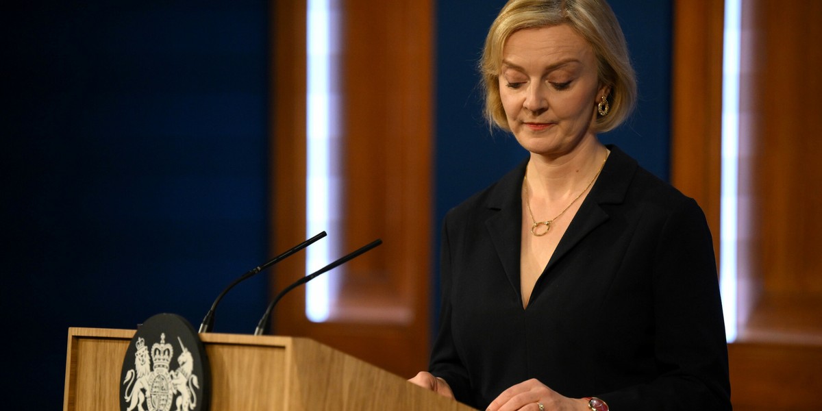 Premier Wielkiej Brytanii Liz Truss.