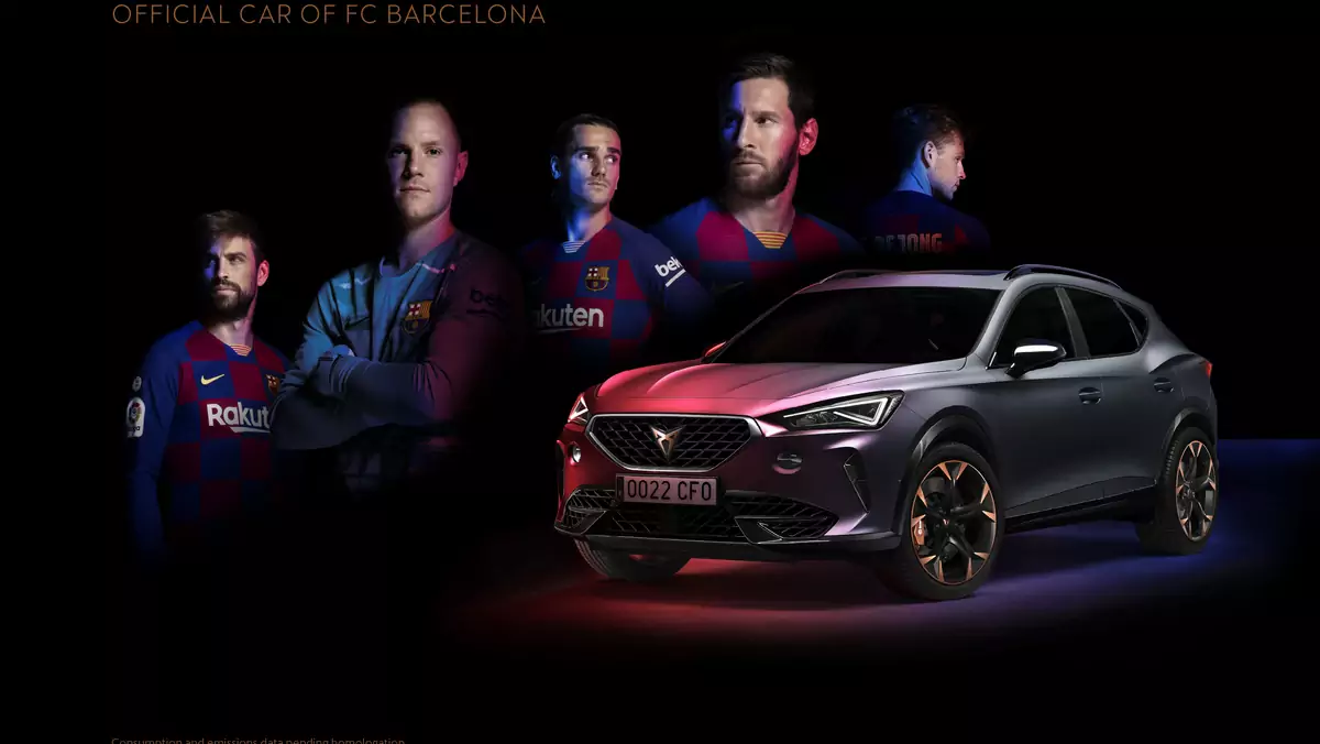 Cupra Formental oficjalnym autem FC Barcelony