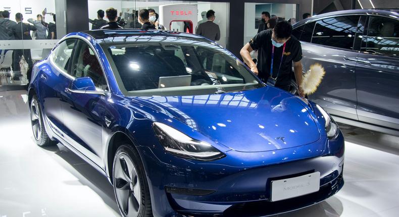 Tesla's sales of China-made cars are slowing down as the company hits choppy waters in its most important market.
