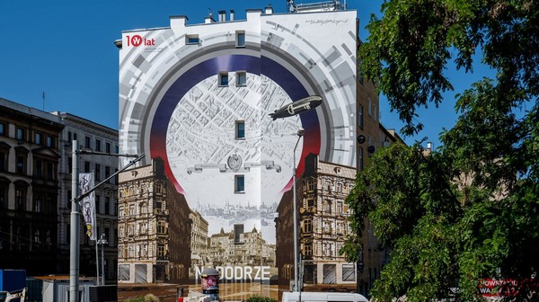 Mural przy ul. Łokietka