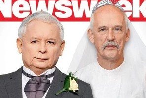 Newsweek 31/2014. Jarosław Kaczyński i Janusz Korwin-Mikke