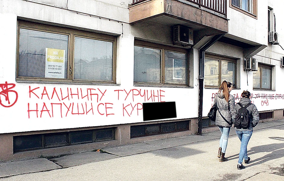 Bezumni grafit osvanuo u Subotici