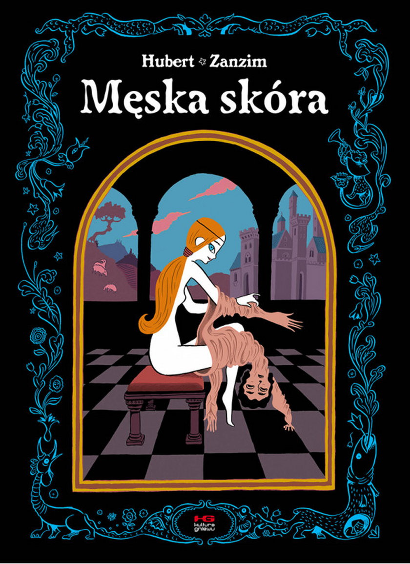 "Męska skóra". Okładka komiksu