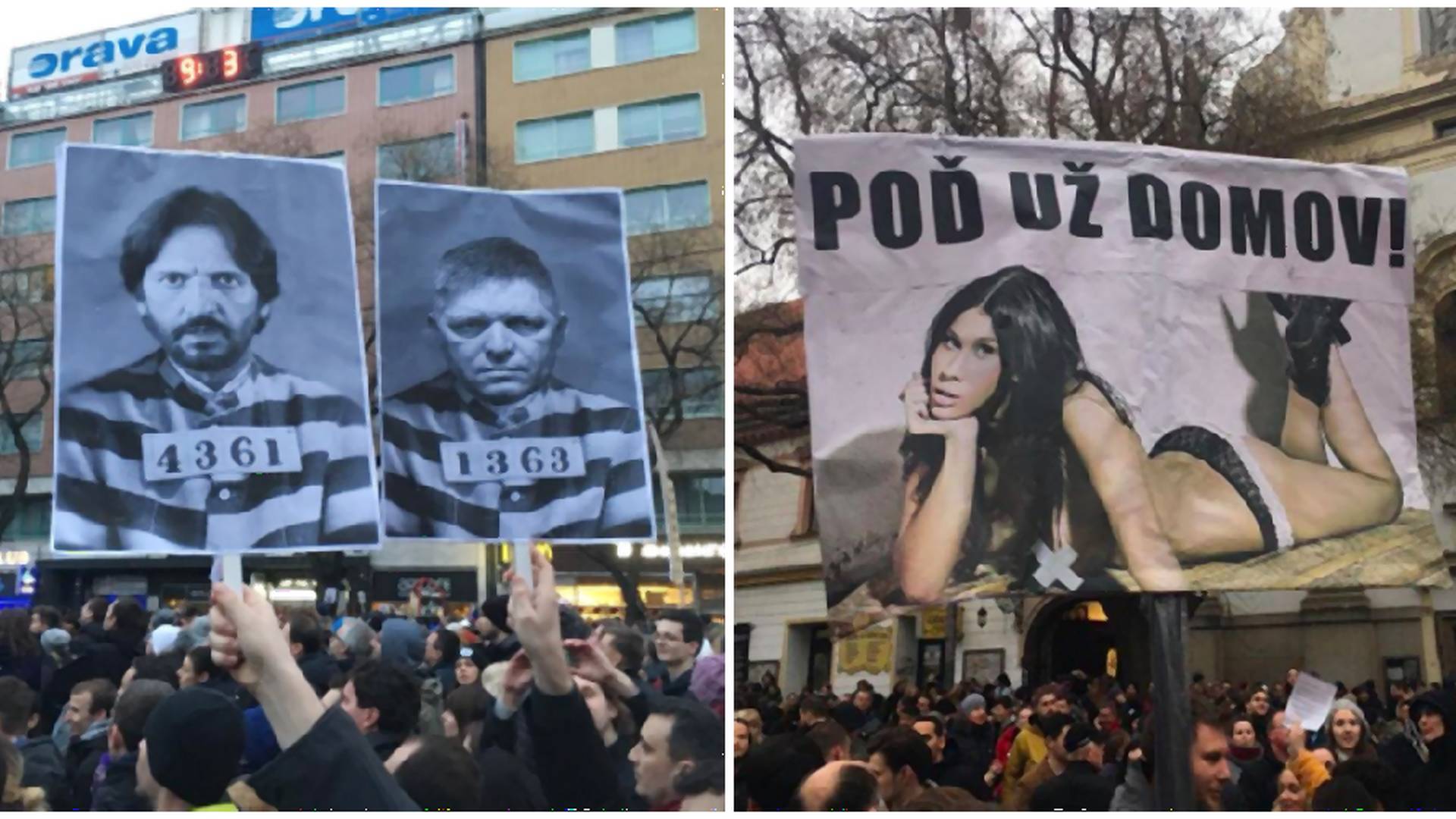 Najlepšie transparenty z najväčšej demonštrácie v histórii Slovenska