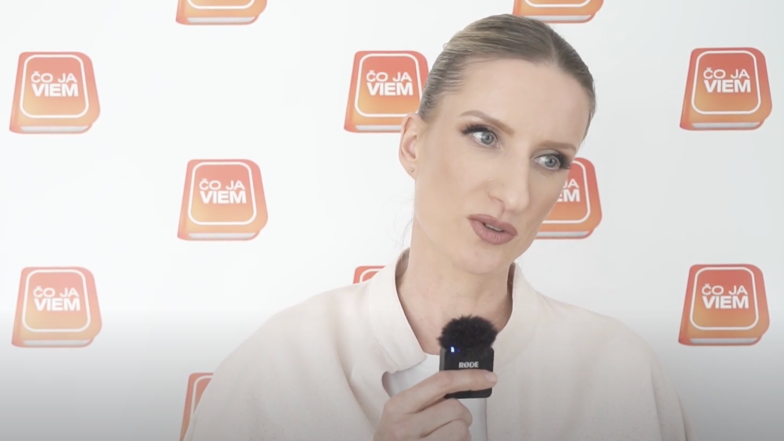Moderátorka Adela Vinczeová.