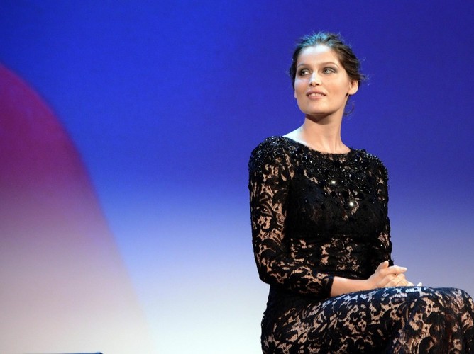 Laetitia Casta podczas prezentacji jury tegorocznego festiwalu
