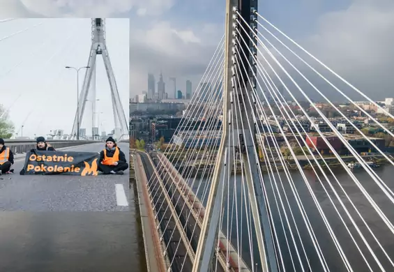 Aktywiści zablokowali mosty w Warszawie. Mają dwa postulaty