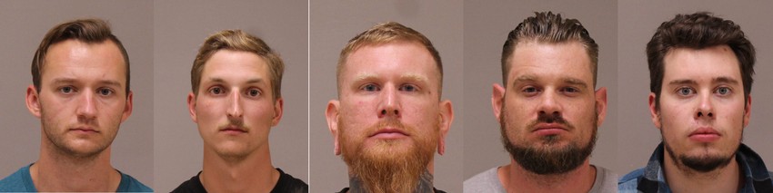 Desničari koji su planirali otmicu guvernerke - Kejleb Frenks, Danijel Haris, Brendon Kaserta, Adam Foks i Taj Garbin