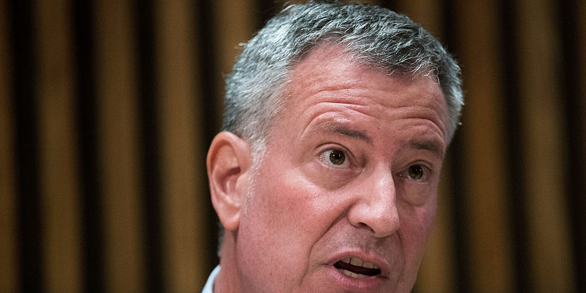 'You're a propaganda rag': Bill de Blasio unleashes on the New York Post over recurring gym controversy