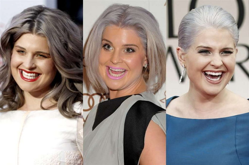 Kelly Osbourne siwe włosy