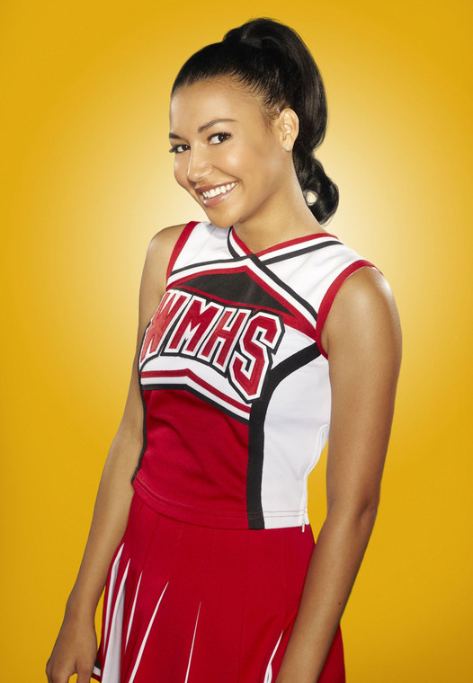 Naya Rivera w serialu "Glee" w roli Santany Lopez