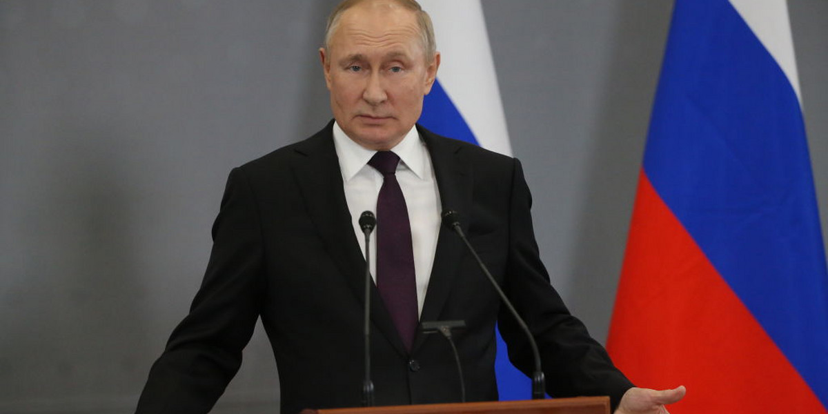 Władimir Putin, prezydent Rosji. Kraj ten przed atakiem na Ukrainę odpowiadał za około 45 proc. importu gazu do Unii Europejskiej.