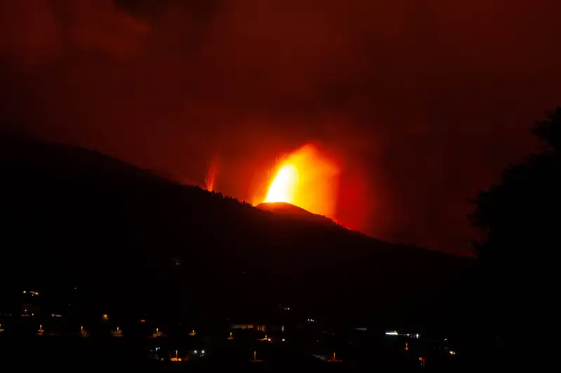 Wulkan Cumbre Vieja na wyspie La Palma