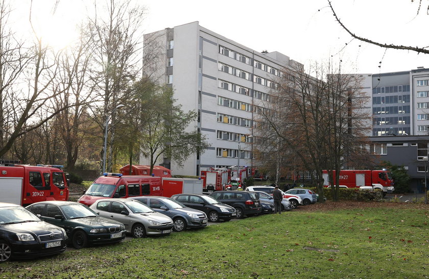 Pożar w katowickim szpitalu. Jedna sala całkowicie spłonęła. Są poszkodowani