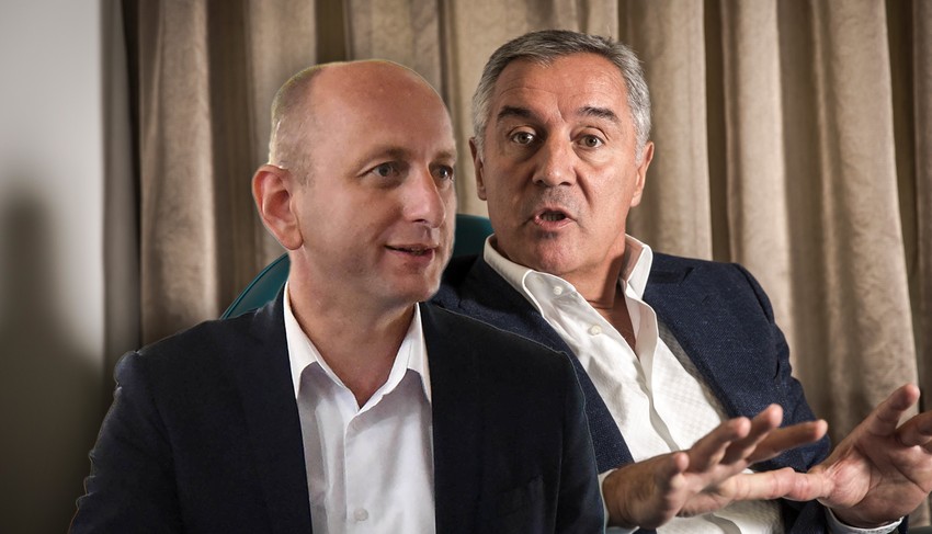 Milo Đukanović i Milan Knežević
