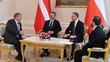 Prezydent Andrzej Duda powitał w Polsce króla Danii Fryderyka X