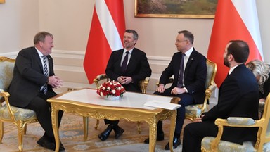 Prezydent Andrzej Duda powitał w Polsce króla Danii Fryderyka X