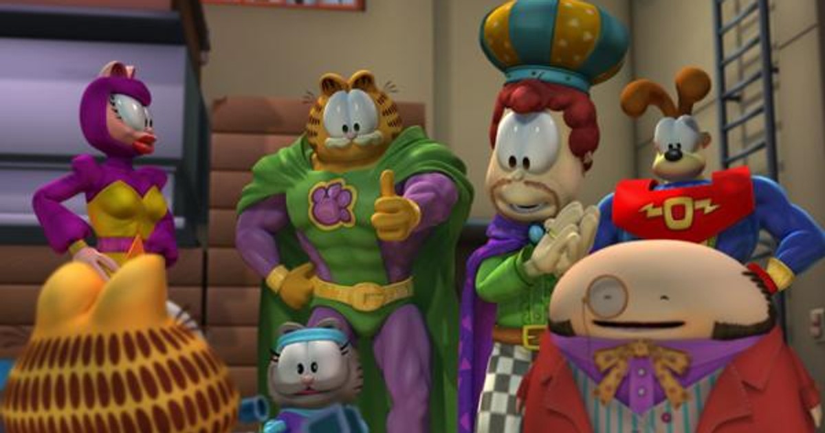 Garfield i Garzooka zniszczą kocicę Film