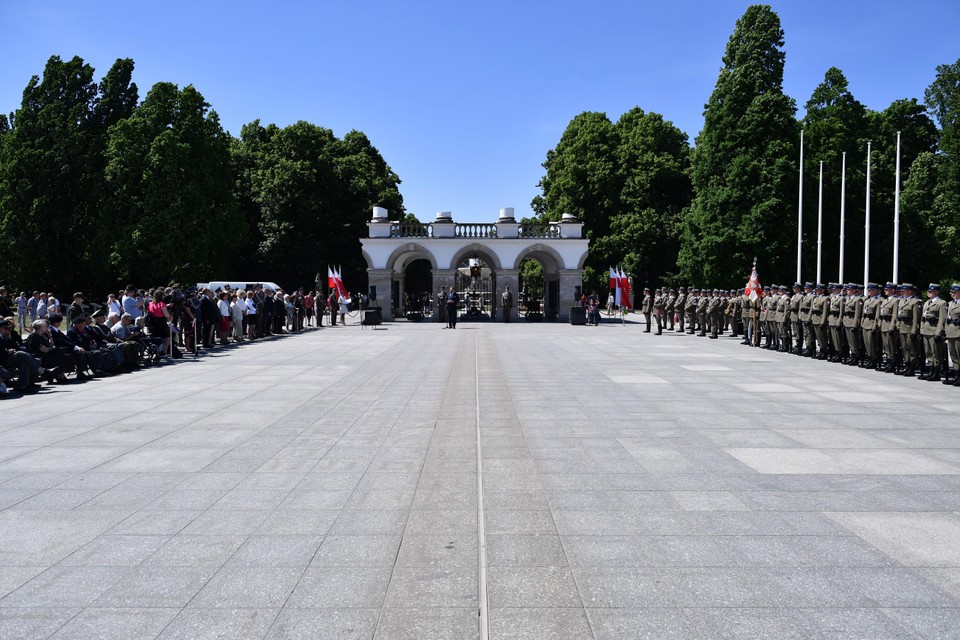 Plac Piłsudskiego i Grób Nieznanego Żołnierza w Warszawie