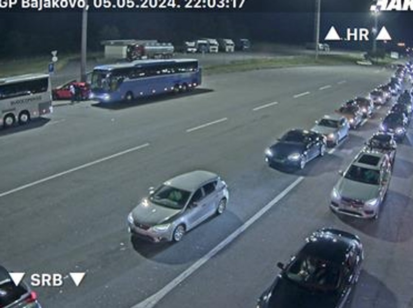 Bajakovo, izlaz iz Hrvatske u Srbiju