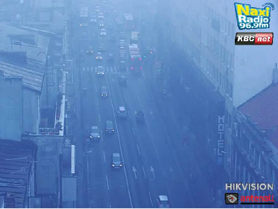 Magla na Brankovom mostu