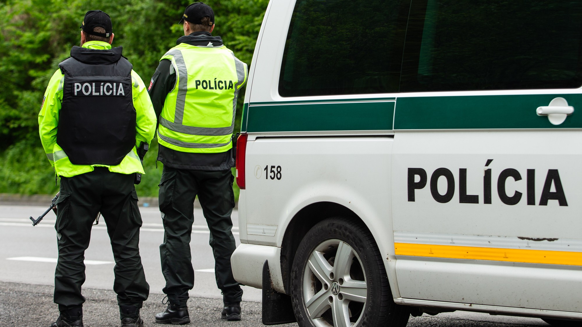 Policajná hliadka - ilustračné foto