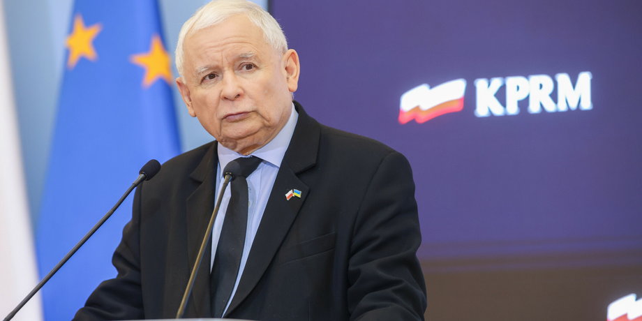 Rekonstrukcja rządu. Na zdjęciu: Prezes PiS Jarosław Kaczyński. 