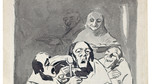 Goya, "Karakatura wesołka" (1795-96)