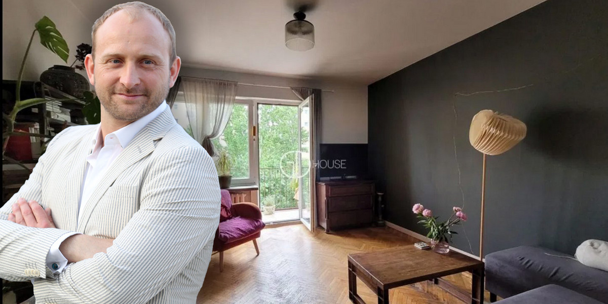 Borys Szyc sprzedaje mieszkanie. Tyle chce za dwa pokoje!