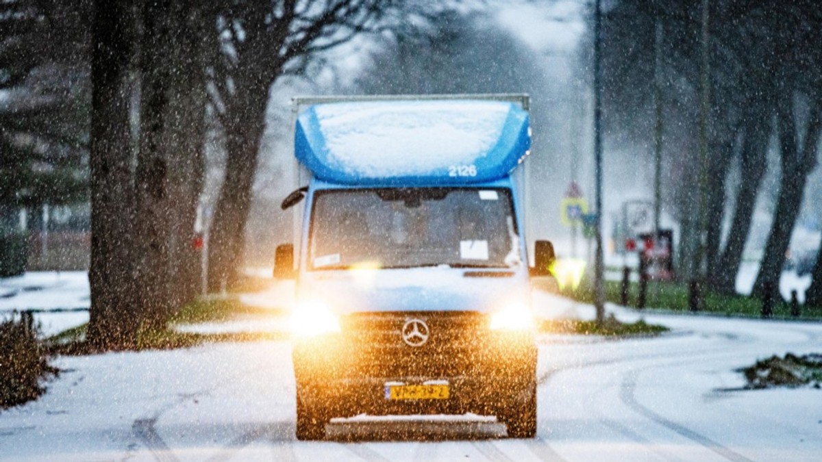 Sneg u Holandiji, selo Mazdam, 3. januara