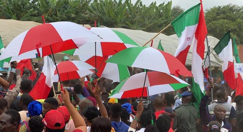 PDP supporters at a rally [PDP]
