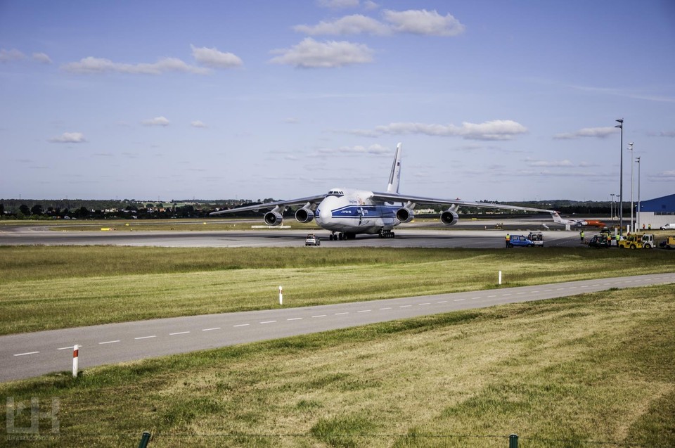 AN-124 Rusłan zawitał dzisiaj do Gdańska