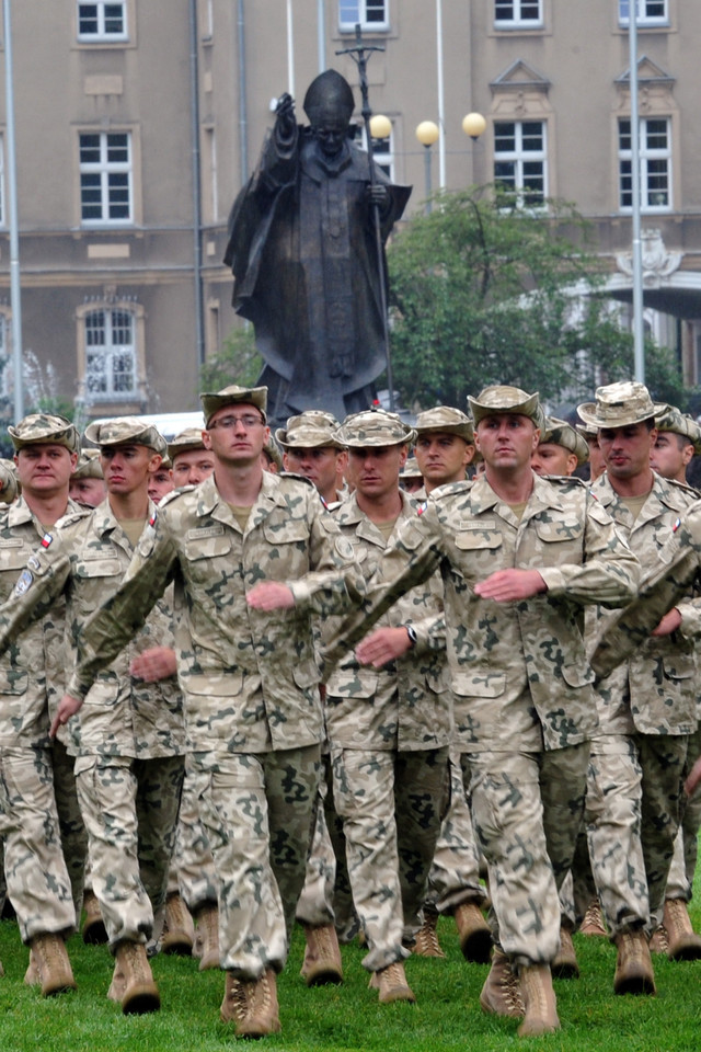 Pożegnanie XII zmiany Polskiego Kontyngentu Wojskowego w Afganistanie