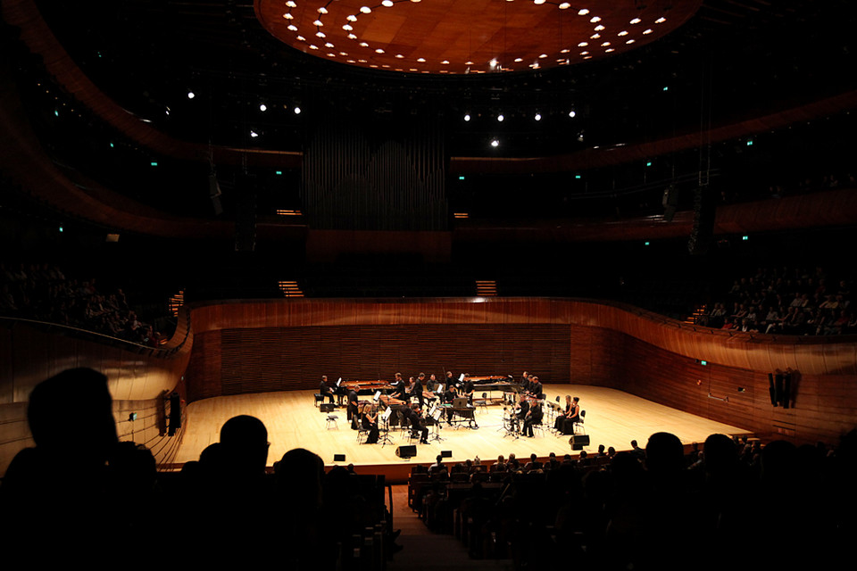 Orkiestra NOSPR podczas koncertu otwarcia Tauron Nowa Muzyka