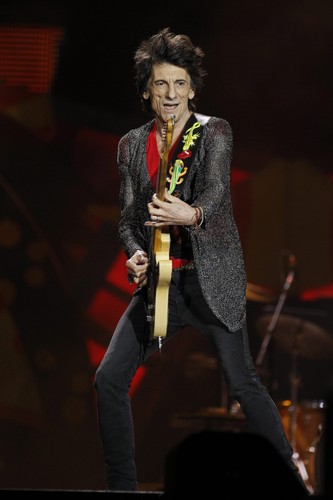 Ron Wood i The Rolling Stones w Urugwaju