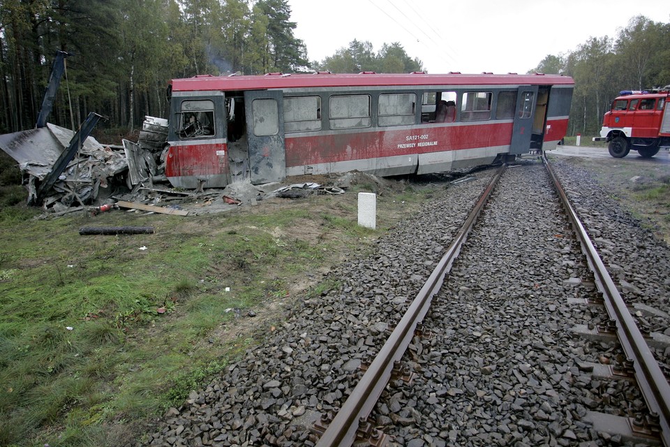 LIPUSZ SZYNOBUS TIR WYPADEK ŚMIERTELNY