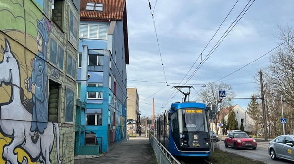 Na ul. Opolskiej powstanie m.in. drugi tor dla tramwajów