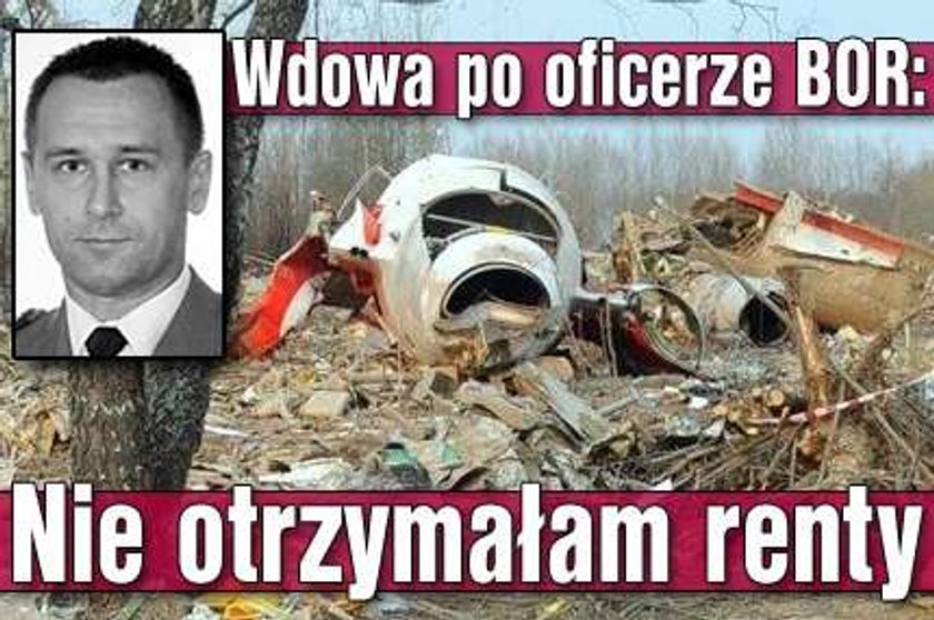 Wdowa po oficerze BOR: Nie otrzymałam renty