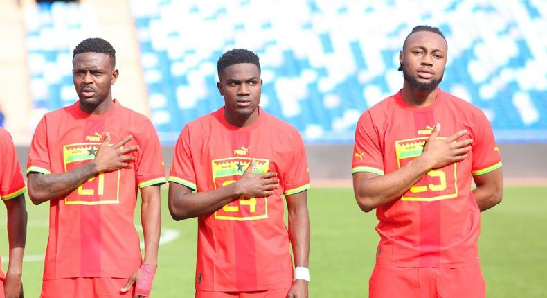 See Ghana's starting line-up against Uganda, as Wollacott, Issahaku, Jordan Ayew start